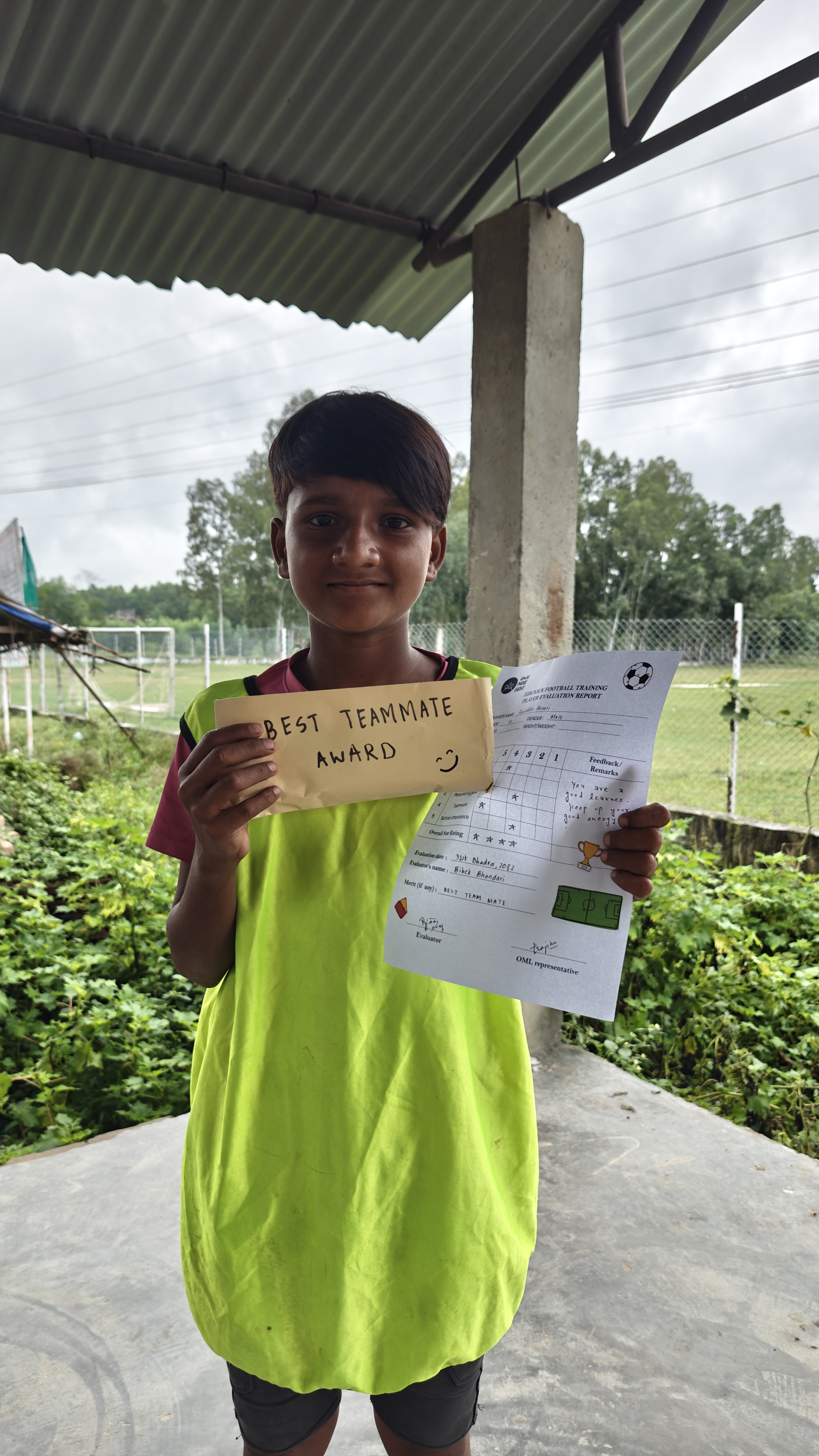 From building bricks to building dreams: Ankit's first medal
